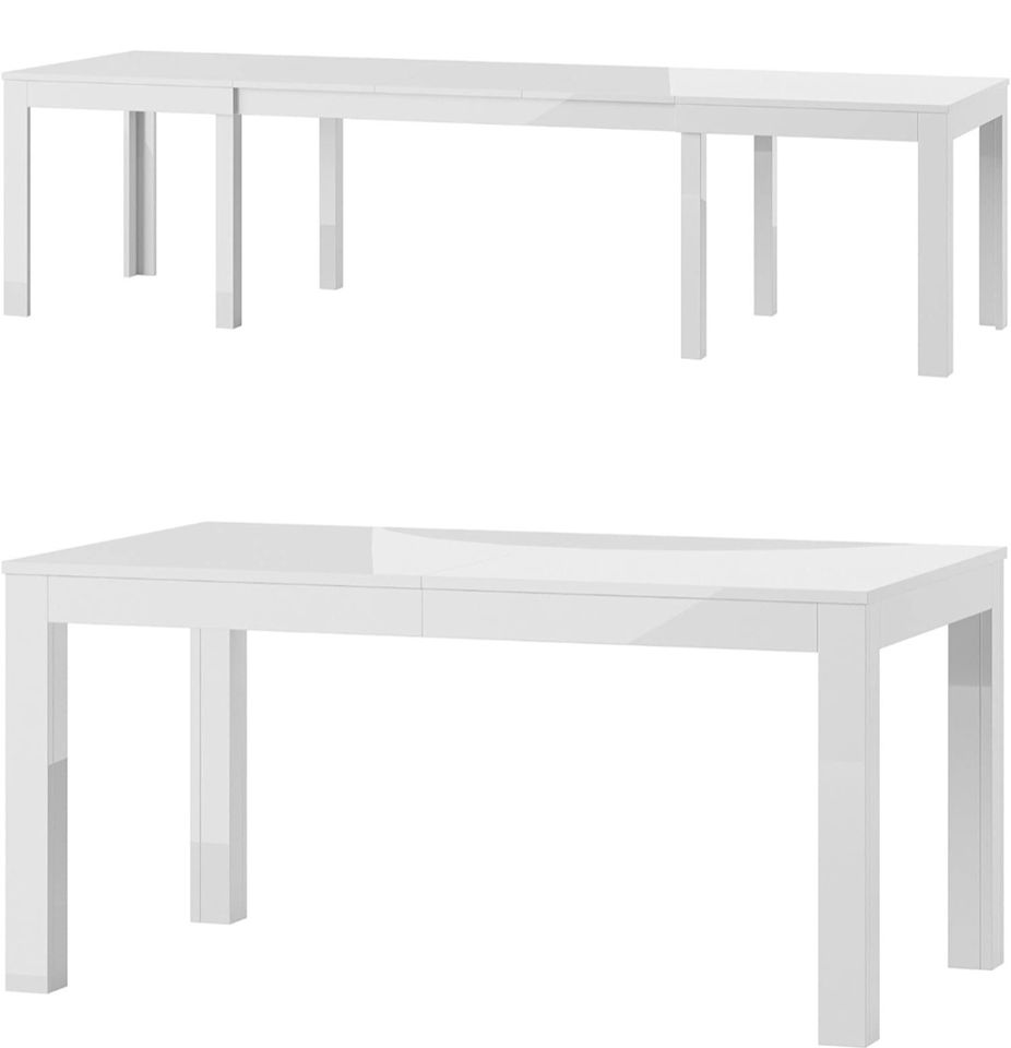 Ausziehbarer Küchentisch/Esszimmertisch von Furniture24 - Weiß in Wolfsburg