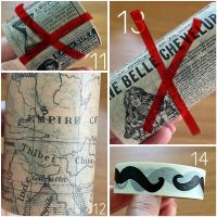 Washitape Werbung Papier Moustache Karte Scrapbooking Journaling Rheinland-Pfalz - Obermoschel Vorschau