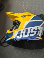 Just 1 Helm J12 XL blau gelb matt Husqvarna Baden-Württemberg - Meersburg Vorschau