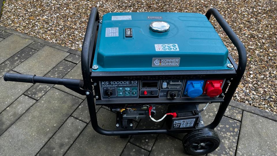 Generator 400V/230V 16A NEU mit Transportwagen montiert in Pattensen