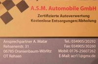 Autoverwertung Autoverschrotung Sachsen-Anhalt - Oranienbaum-Wörlitz Vorschau