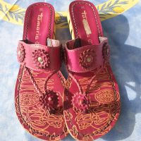 Lederslipper Tamaris pink Gr  39 Hessen - Freigericht Vorschau