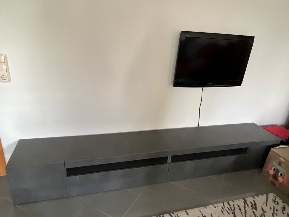 Sideboard TV-Bank grau Beton-Optik in Alsdorf