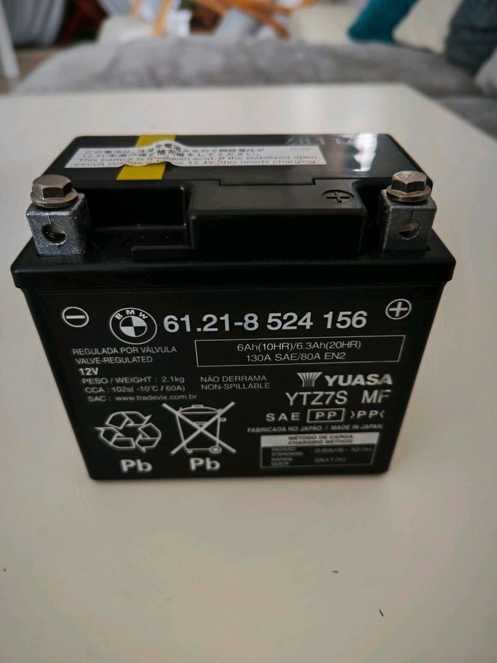 Yuasa YTZ7S 12V Motorradbatterie Motorrad Batterie BMW Original in Hamm