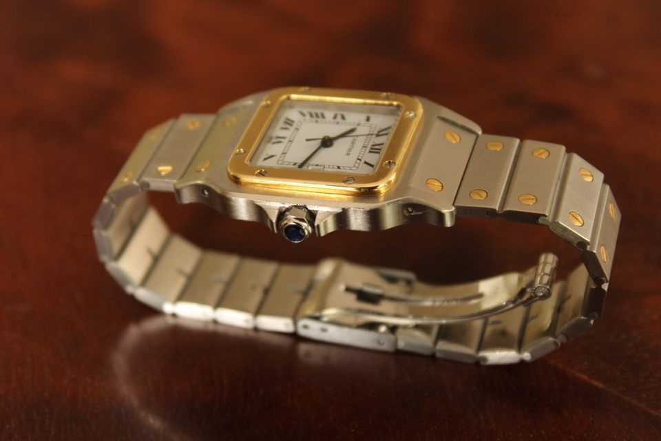 Cartier Santos Carree Large 2961 Automatic 29x41 '1985 in Pforzheim