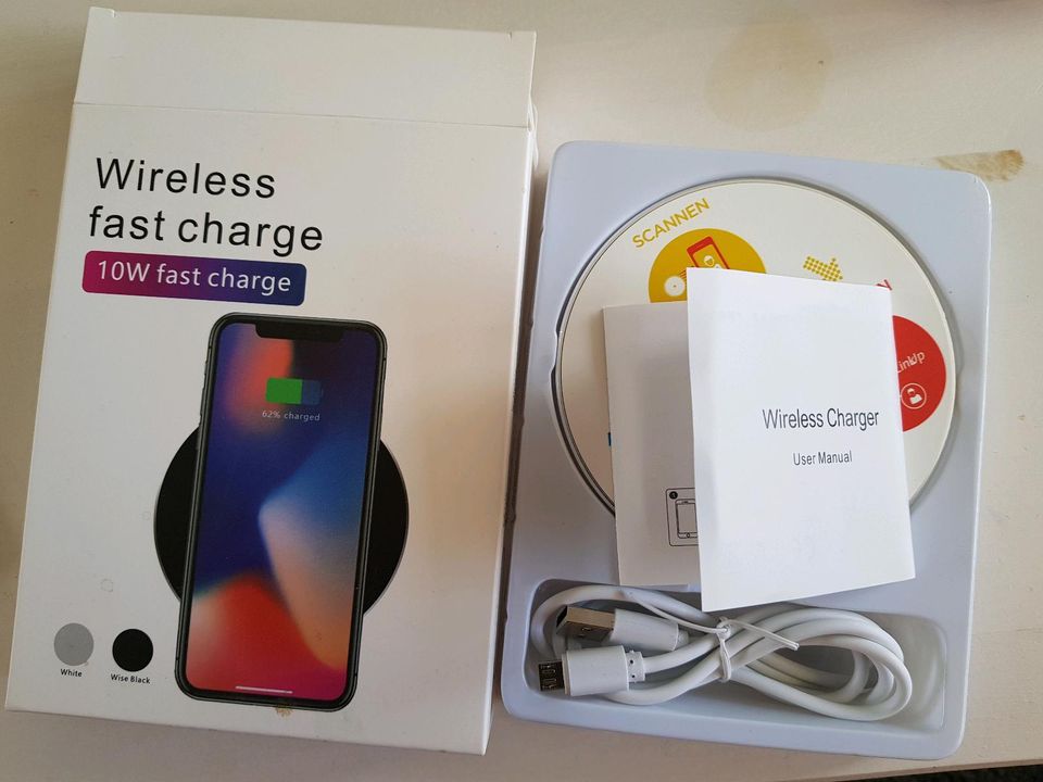 Schnelladegerät Handy, Wireless fast charge, neu in Düsseldorf