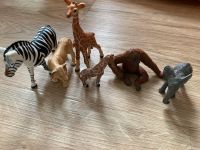 Zebra, Giraffen, Löwin, Affe und Elefant  von Schleich Eimsbüttel - Hamburg Schnelsen Vorschau