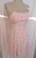 Zara Minikleid Kleid Blumen Viskose grün pink Millefleur S 36 München - Au-Haidhausen Vorschau