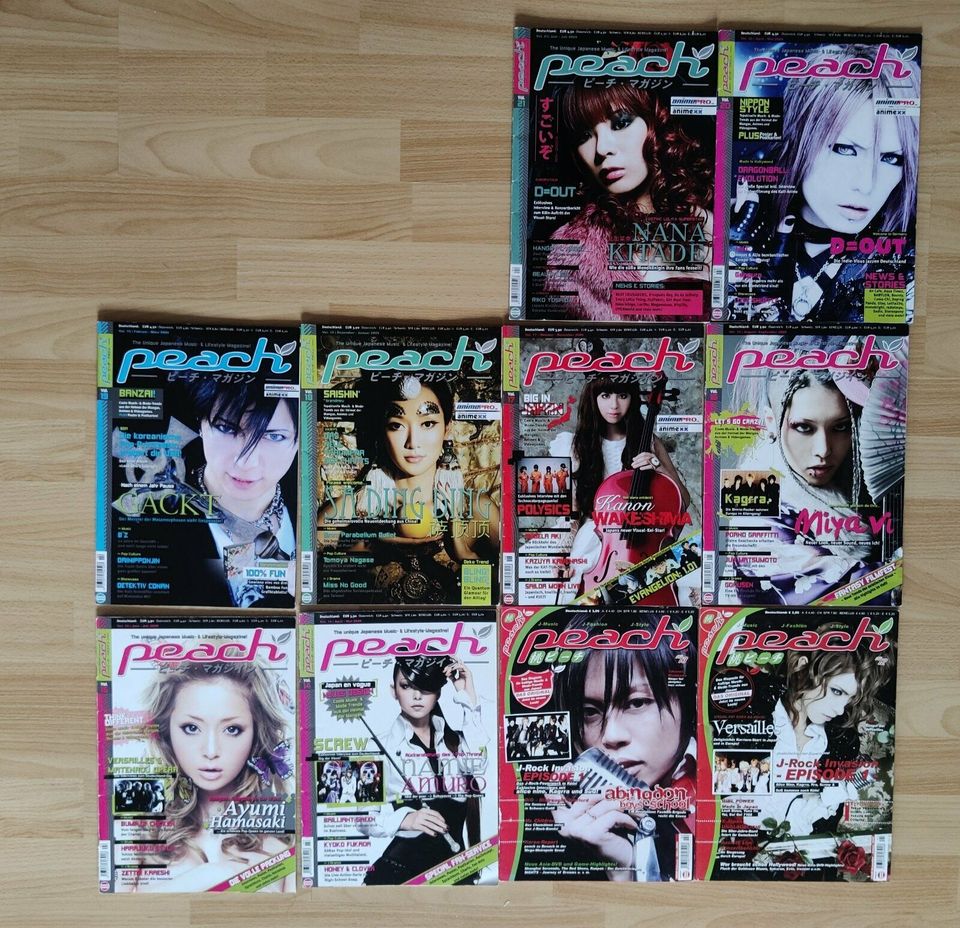 Peach Japan Magazin Zeitschrift Ausgabe 12 bis 21 in Rain Lech