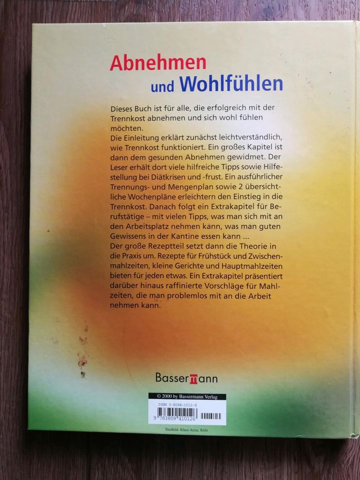 Mit Trennkost zum Wunschgewicht Buch Rezepte abnehmen Diät Figur in Gießen