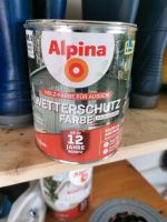 Alpina wetterschutzfarbe halbdeckend holzfarbe außen salbeigrün Nordrhein-Westfalen - Havixbeck Vorschau