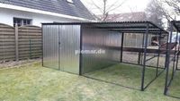 Garage Blechgarage 5x3x2,14m Gerätehaus mit Carport 9241! Baden-Württemberg - Schwäbisch Hall Vorschau