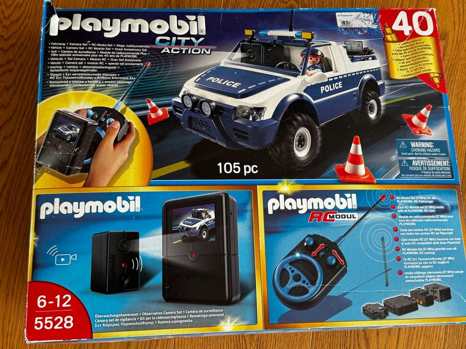 Playmobil 5528 RC-Polizeiauto mit Kamera-Set in Düsseldorf