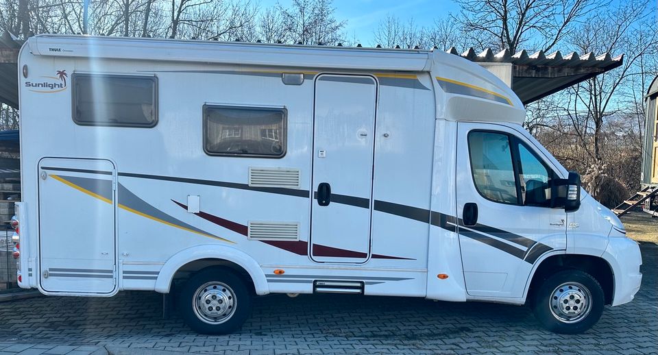 Fiat Ducato Sunlight T57 Wohnmobil Teilintegriert in Weilheim an der Teck