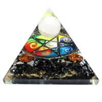 Orgonit-Pyramide - Mitternachts Pentagram - 70mm Bayern - Gessertshausen Vorschau