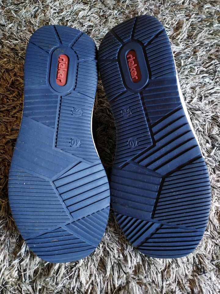 Rieker Sneaker,Konfirmation,Größe 40,dunkelblau**WIE NEU** in Langfurth