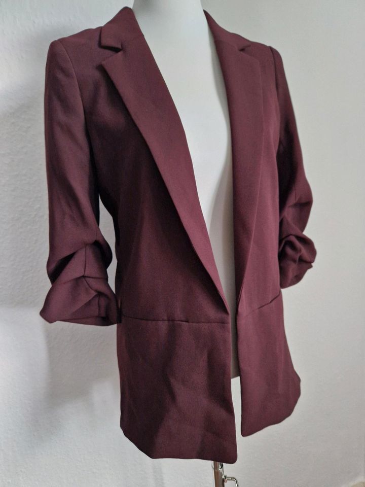 Blazer S H&M Burgunder Jacke Business Retro festlich elegant in Hamburg