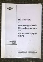 Handbuch Hanomag-Diesel-Klein-Zugwagen SS20 Bauernschlepper RL 20 Hessen - Gersfeld Vorschau