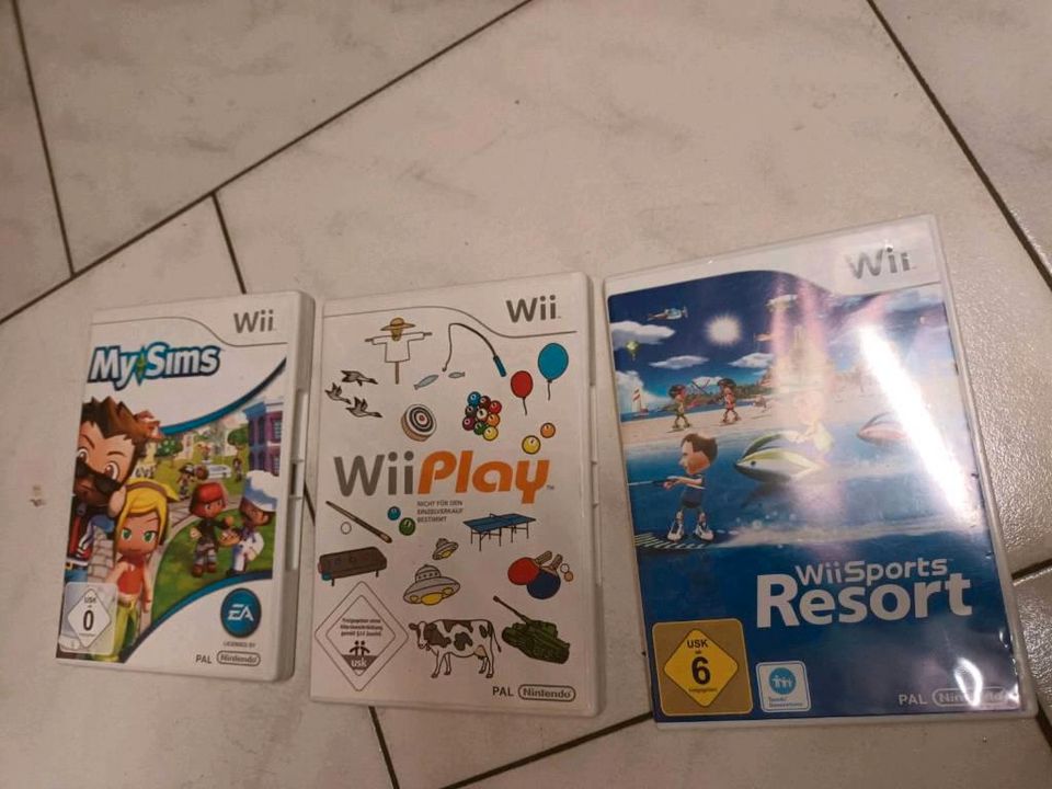Wii mit Spielen in Bergkamen