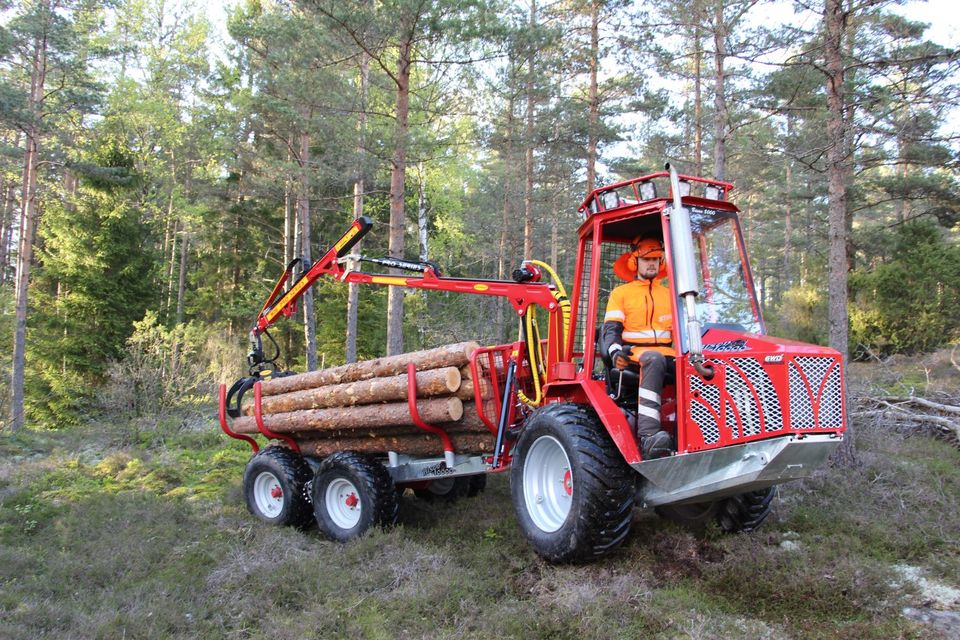 Kranman Bison 10000 Forwarder Rückezug Forstkran - 2,5t Last SBF in Brockscheid