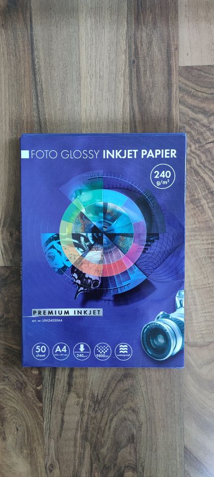 Fotopapier für Inkjet 240gr glänzend ca 45 Blatt in Bahlingen