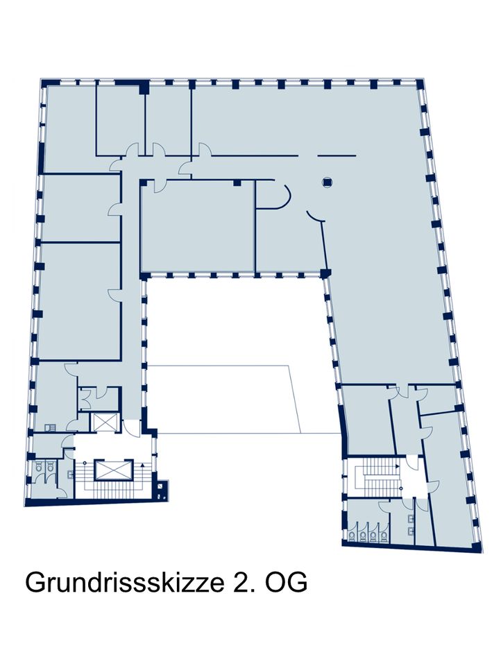 *Provisionsfrei* ca. 697-1.455m² Büro-/Verwaltungsflächen in bester Lage, Dortmund-City zu vermieten in Dortmund