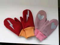 Wollwalk Handschuhe 3,4 jahre rosa rot wolle reflektor Dresden - Loschwitz Vorschau