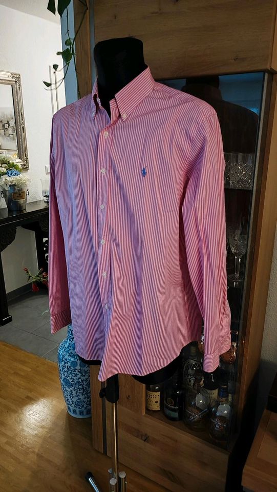 Polo Ralph Lauren Hemd Button down gestreift, Gr. XL in Leingarten