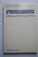 Sprechwissenschaft und Psycholinguistik Linguistik Bayern - Neustadt Vorschau