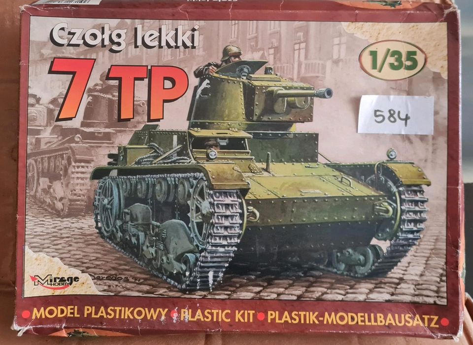 Modellbausatz 7TP Light Tank Single Turret im Maßstab 1:35 in Harburg -  Hamburg Eißendorf, Modellbau gebraucht kaufen