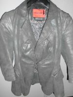 Leder Jacket ONLY ONE Gr 36 Jacke silber grau metallic Niedersachsen - Vechta Vorschau
