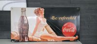 Blechschild 24x48 cm - Coca Cola Nordrhein-Westfalen - Dörentrup Vorschau