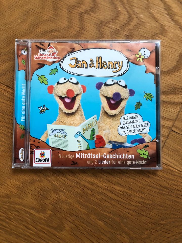 Cd Jan & Henry 8 lustige Miträtsel- Geschichten & 2 Lieder in Sickte