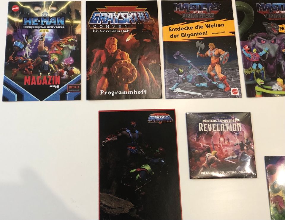 Masters of the Universe MOTU CDs Grayskull Con Werbeheft TAUSCH in Frankfurt am Main