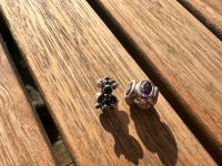 2 x Original Pandora Charms, Lila Niedersachsen - Ilsede Vorschau