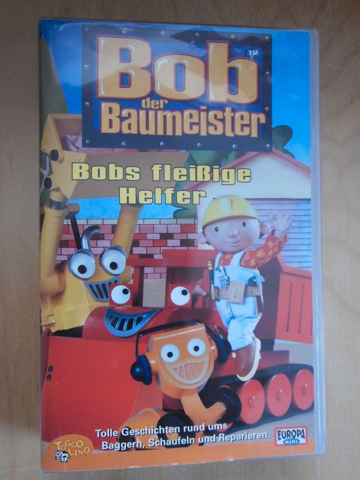 VHS Bob der Baumeister 3er Set zu verschenken in Aislingen