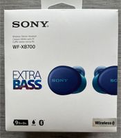 SONY Wireless Stereo Headset WF-XB700 Kopfhörer kabellos blau Nordrhein-Westfalen - Weilerswist Vorschau
