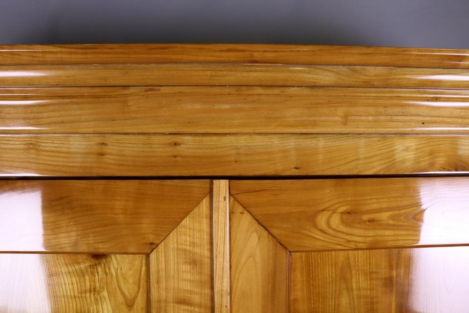 Toller antiker Kirschbaum Schrank Biedermeier um 1860  #12515 in Walldorf