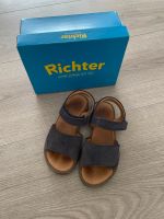 Richter Sandalen Leder Velour atlantic gr.28 Nordrhein-Westfalen - Troisdorf Vorschau