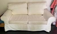 Weißes IKEA Ektorp 2er-Sofa Hamburg-Nord - Hamburg Alsterdorf  Vorschau