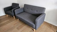 Sofa Couch und Sessel Dunkelgrau Düsseldorf - Flingern Nord Vorschau