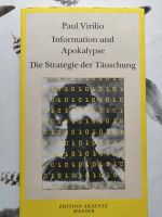 Paul Virilio Information und Apokalypse /Strategie der Täuschung Niedersachsen - Cadenberge Vorschau