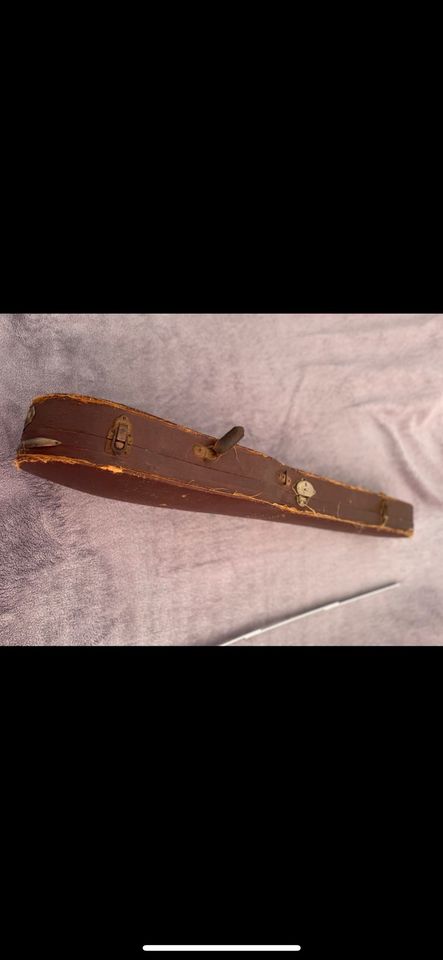 Hartschalenkoffer Geige Vintage Violine Koffer braun in Scharnebeck