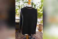 Schwarzer Pullover mit Kragen | Wollpullover | Basic Pullover | Berlin - Treptow Vorschau