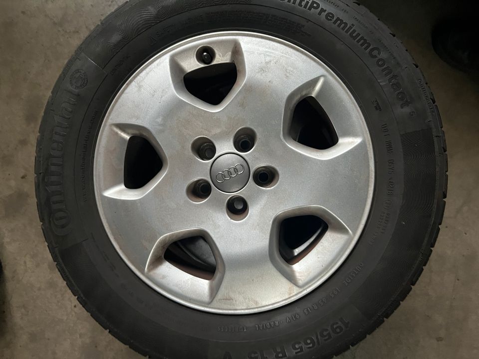 4x Sommerreifen mit Alufelgen 195/65 R15 91V. 6Jx15H2 ET38 in Weilerswist