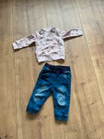 Set Kleidung Gr. 74 Jeans Hose Used Look & Pullover Bayern - Osterhofen Vorschau