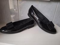 Gabor Ballerina Leder Softlack Schleife festlich schwarz Gr. 38 Nordrhein-Westfalen - Brakel Vorschau