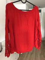 "Orsay" Bluse Größe M rot Carmen-Ausschnitt mit Spitze Damen Baden-Württemberg - Biberach an der Riß Vorschau