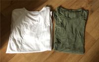 2 T-shirts (weiß, grün) Thüringen - Erfurt Vorschau