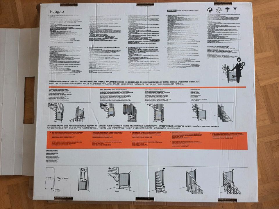 Kalypto Treppenschutzgitter für Wendeltreppen in Dortmund